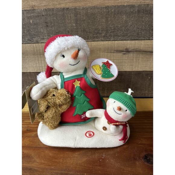 Hallmark Jingle Pals 2015 Time For Cookies Snowman Dog Music Motion W/Tags - Picture 5 of 7